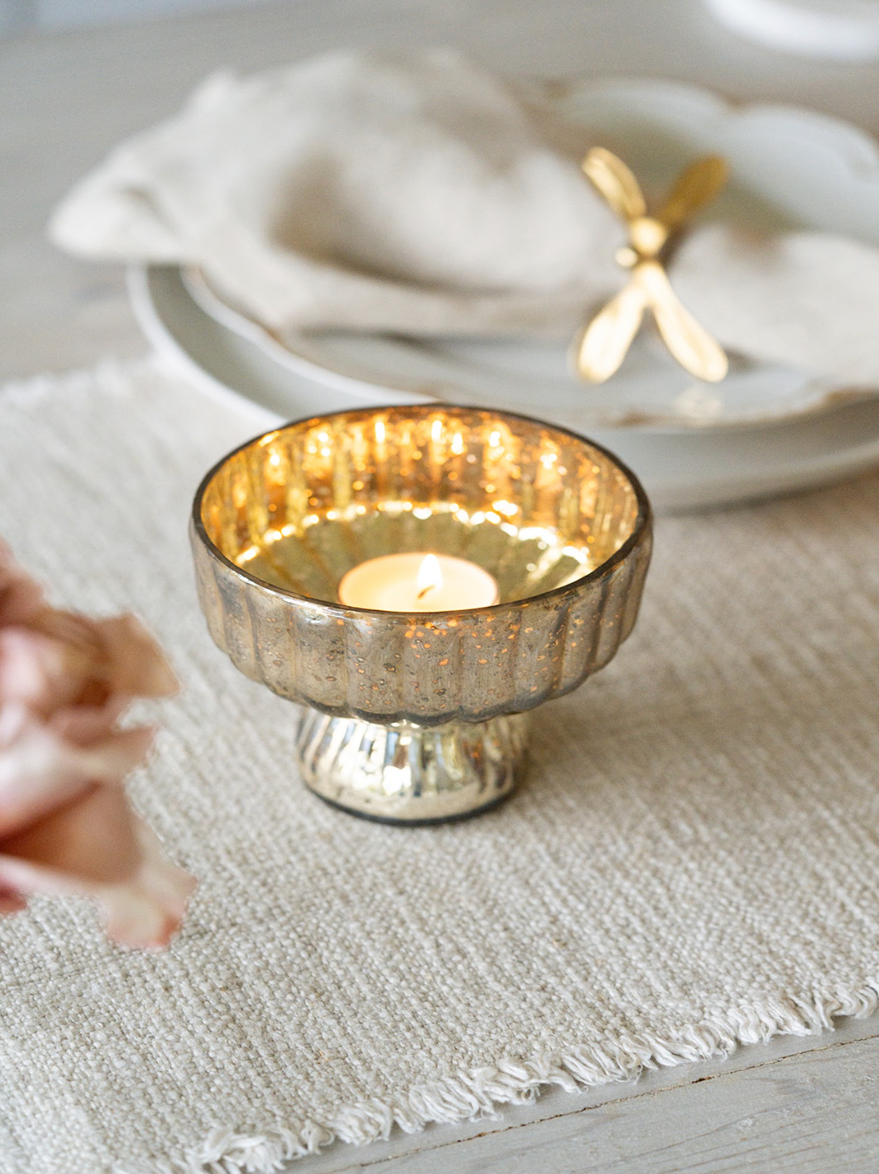 Orion Footed Candle Holder