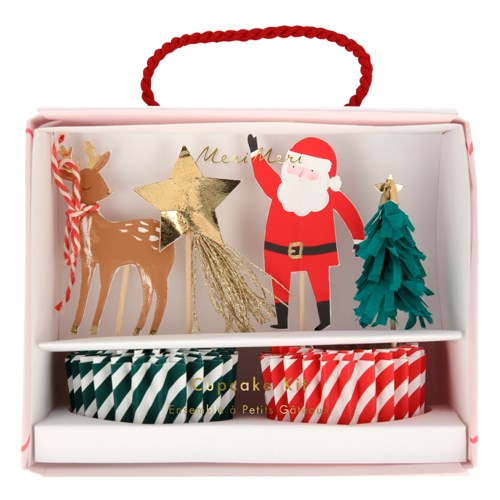 Santa & Reindeer Cupcake Kit