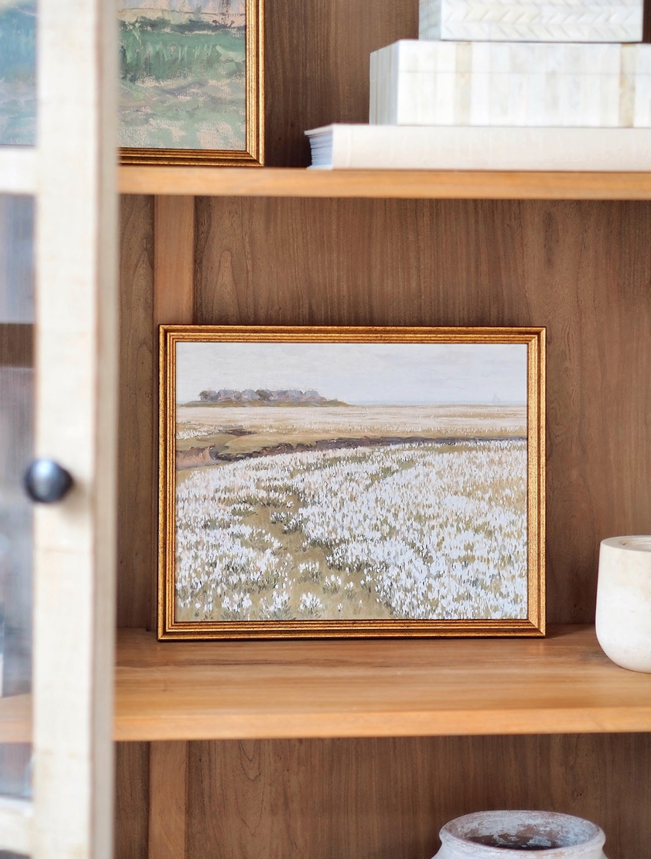 Dandelion Fields Framed Canvas Print | 11x14