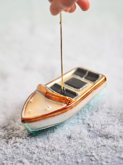 Speed Boat Ornament