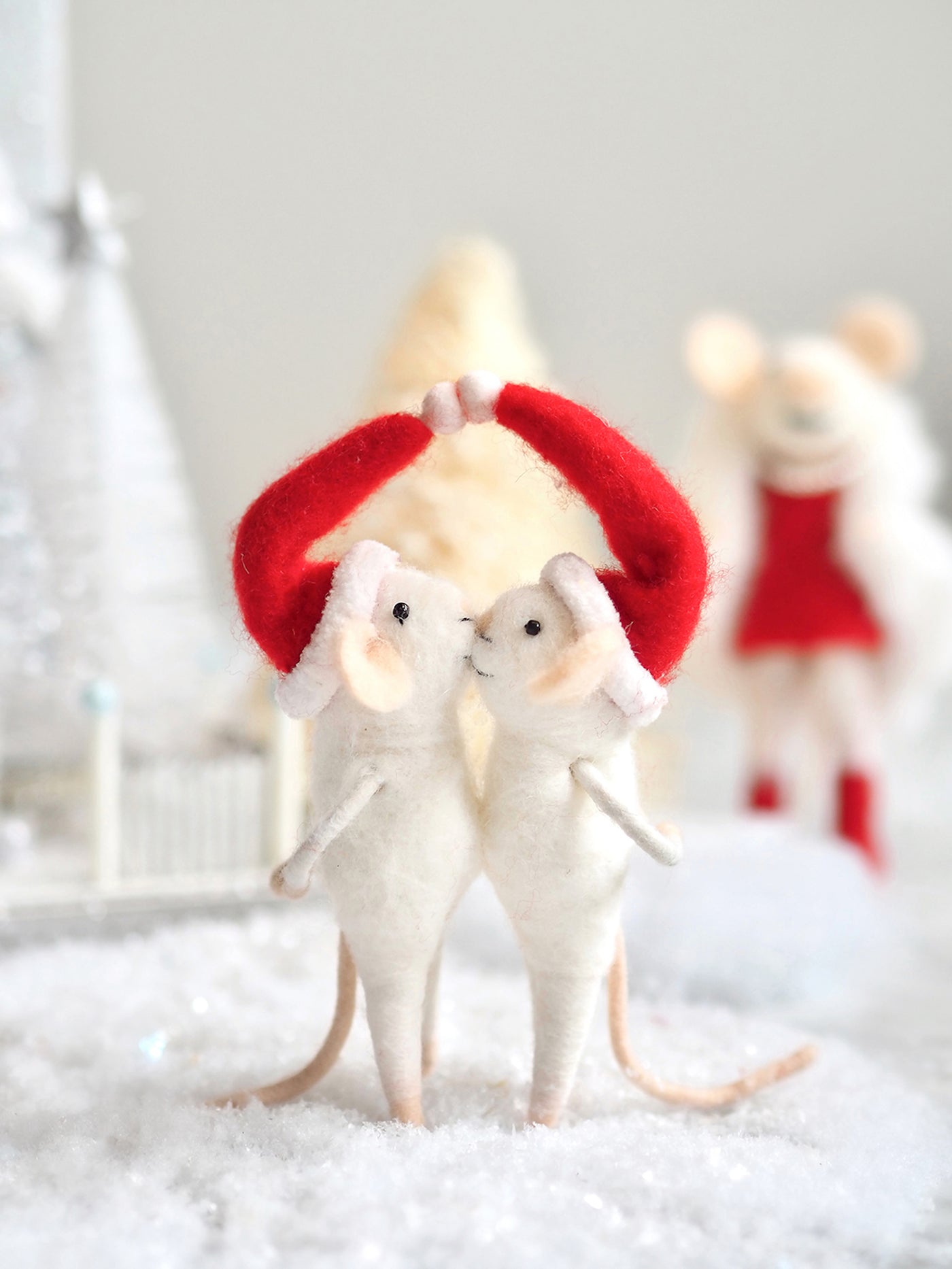 Kissing Me Mice Ornament