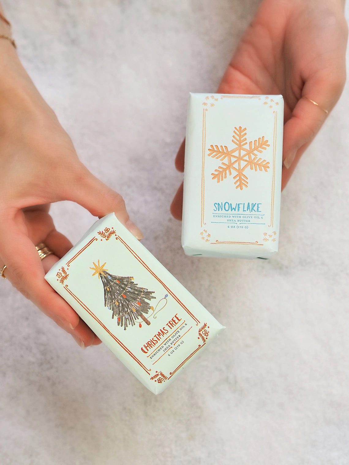 Snowflake Scented Bar Soap