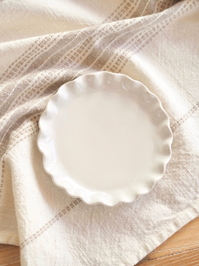 Calypso Scalloped Dessert Plate