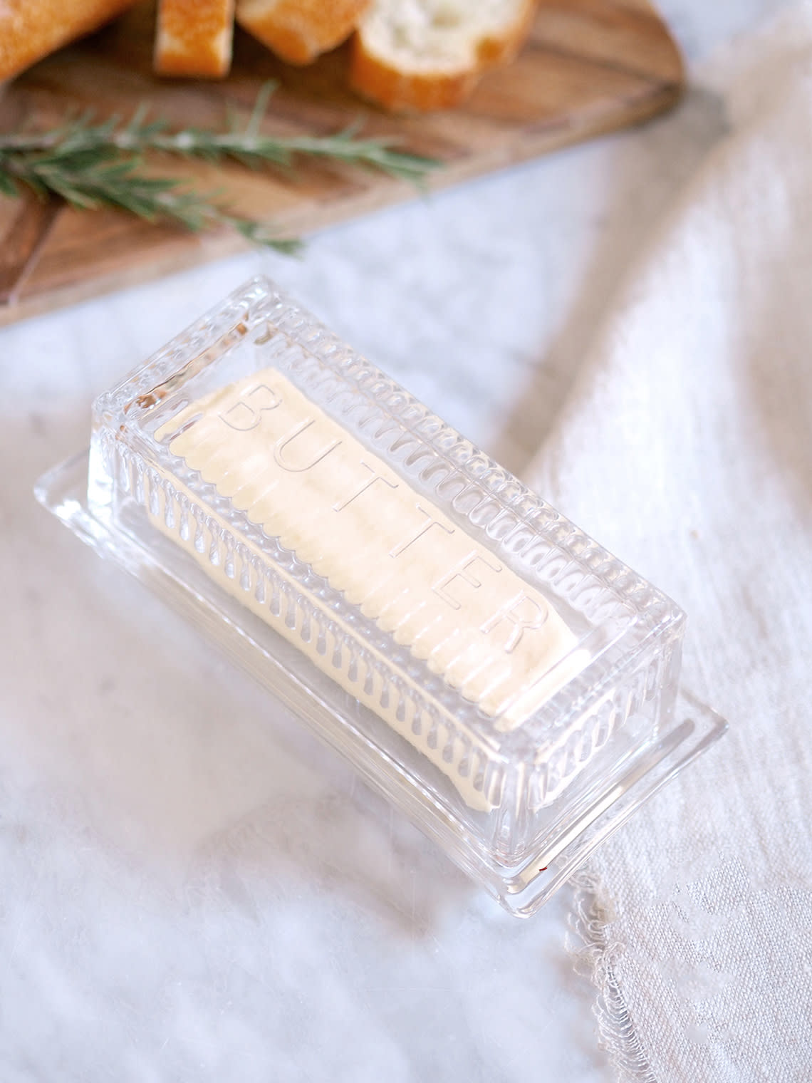 Glass Butter Dish