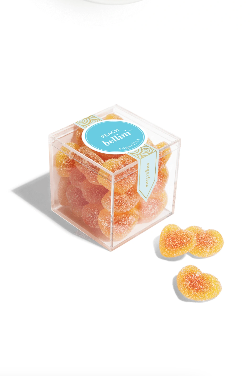 Peach Bellini Hearts Candy | Small