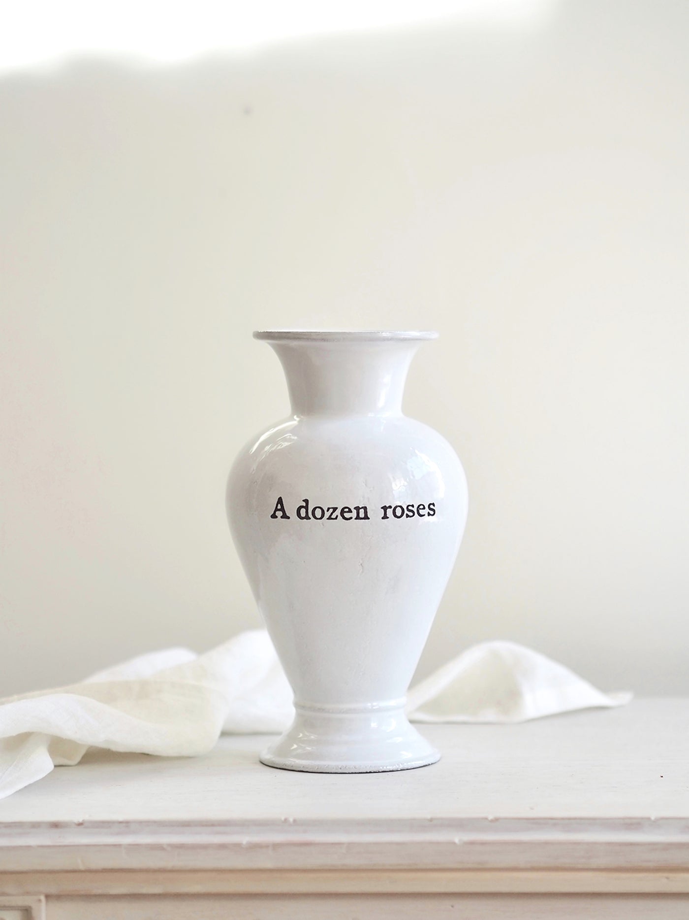 A Dozen Roses Vase