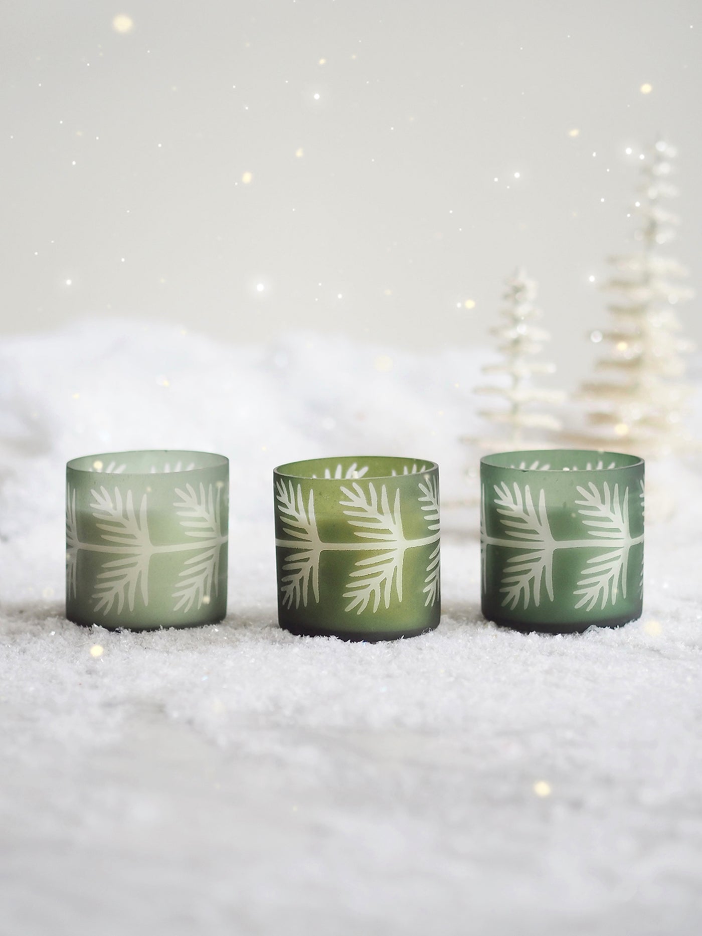 Sequoia Spruce Pine Glass Candle