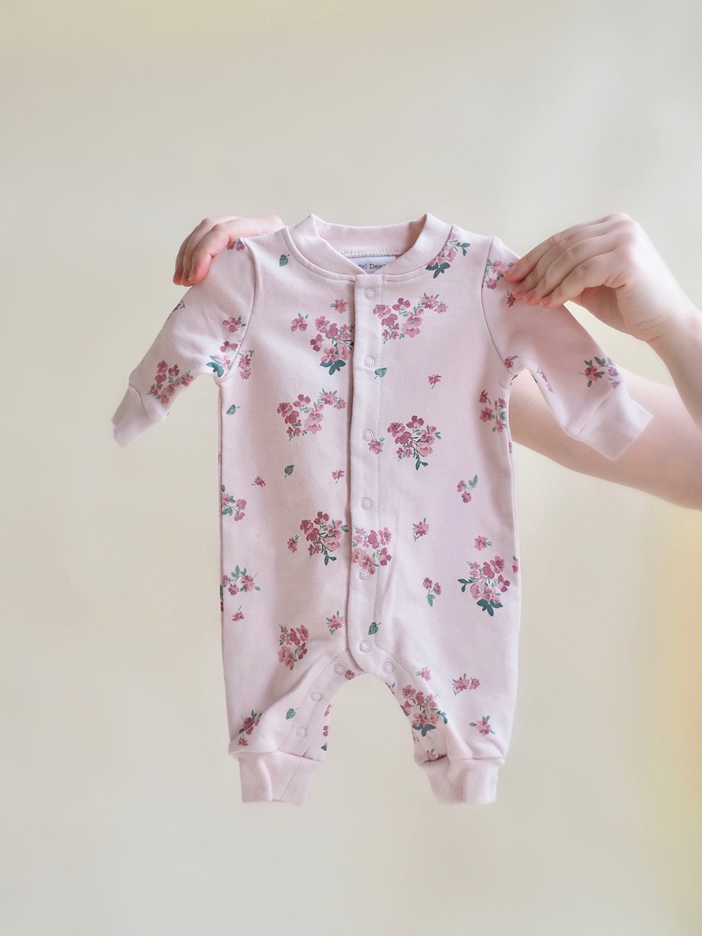 Pink Woodsorrel Collar Romper