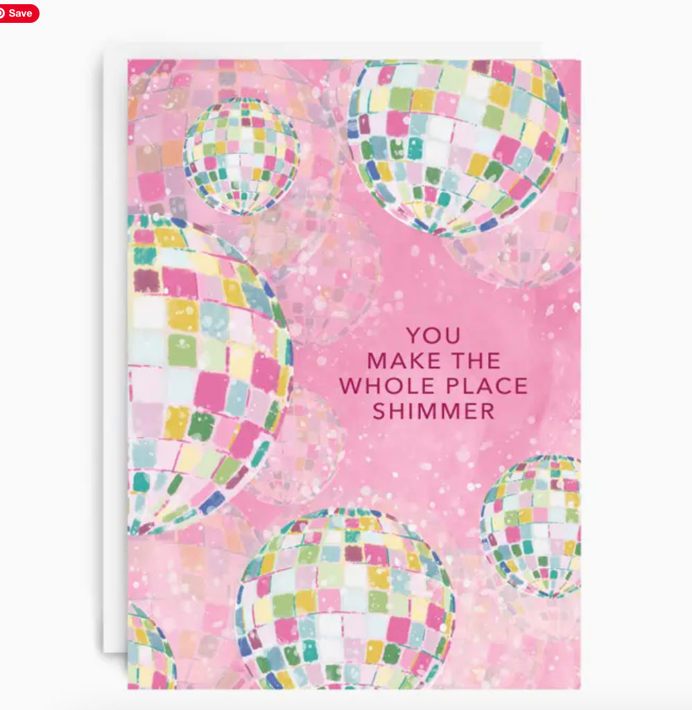 The Whole Place Shimmer Taylor Swift Card