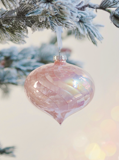 Iridescent Pink Ornament