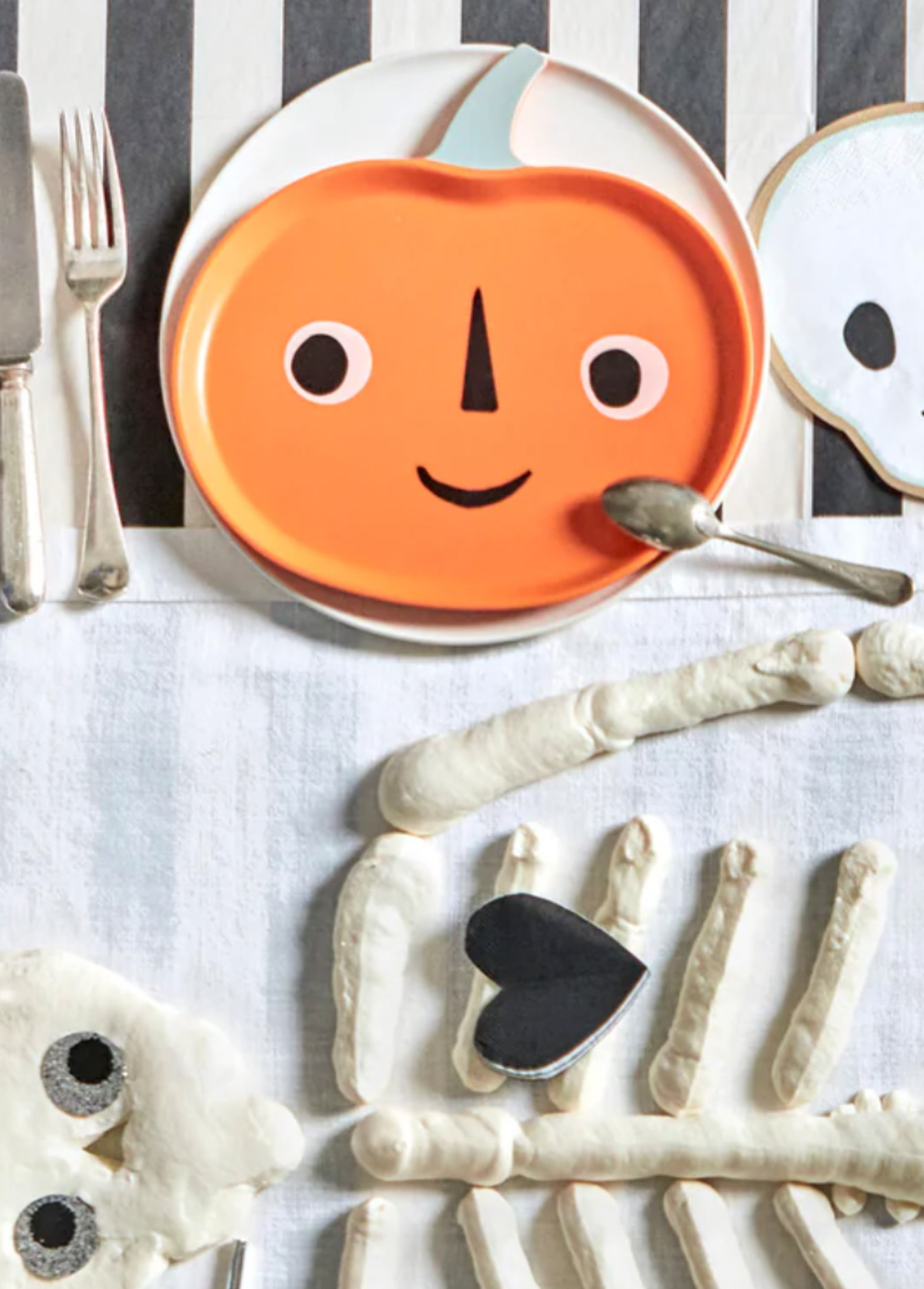 Melamine Jack O' Lantern Plate