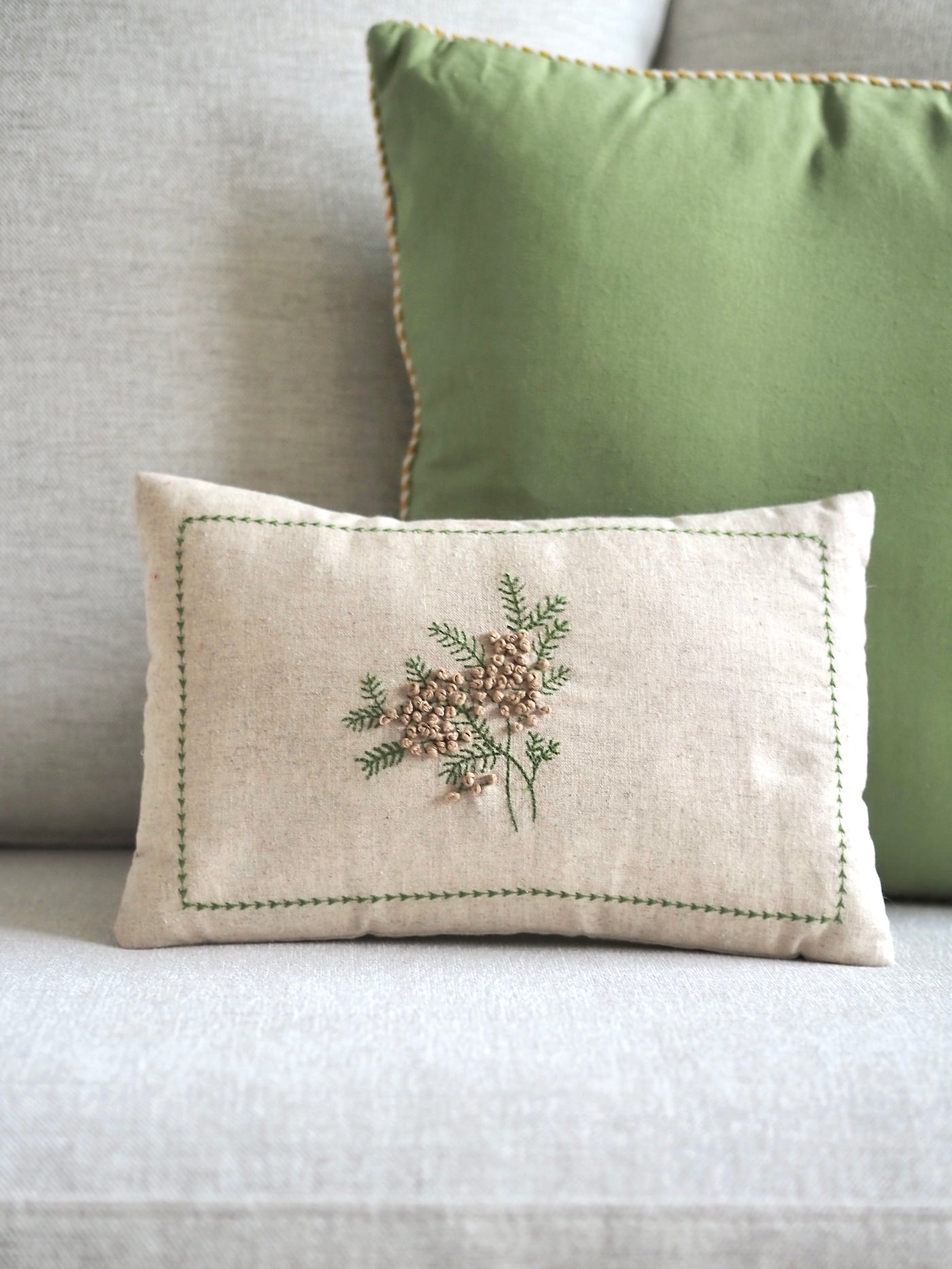 Little Woodland Pine Lumbar Pillow | 9x14