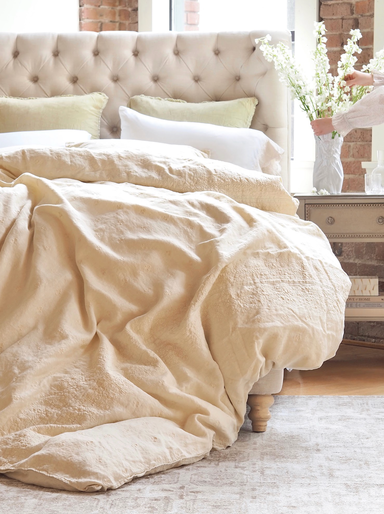 Ines Parchment Bedding