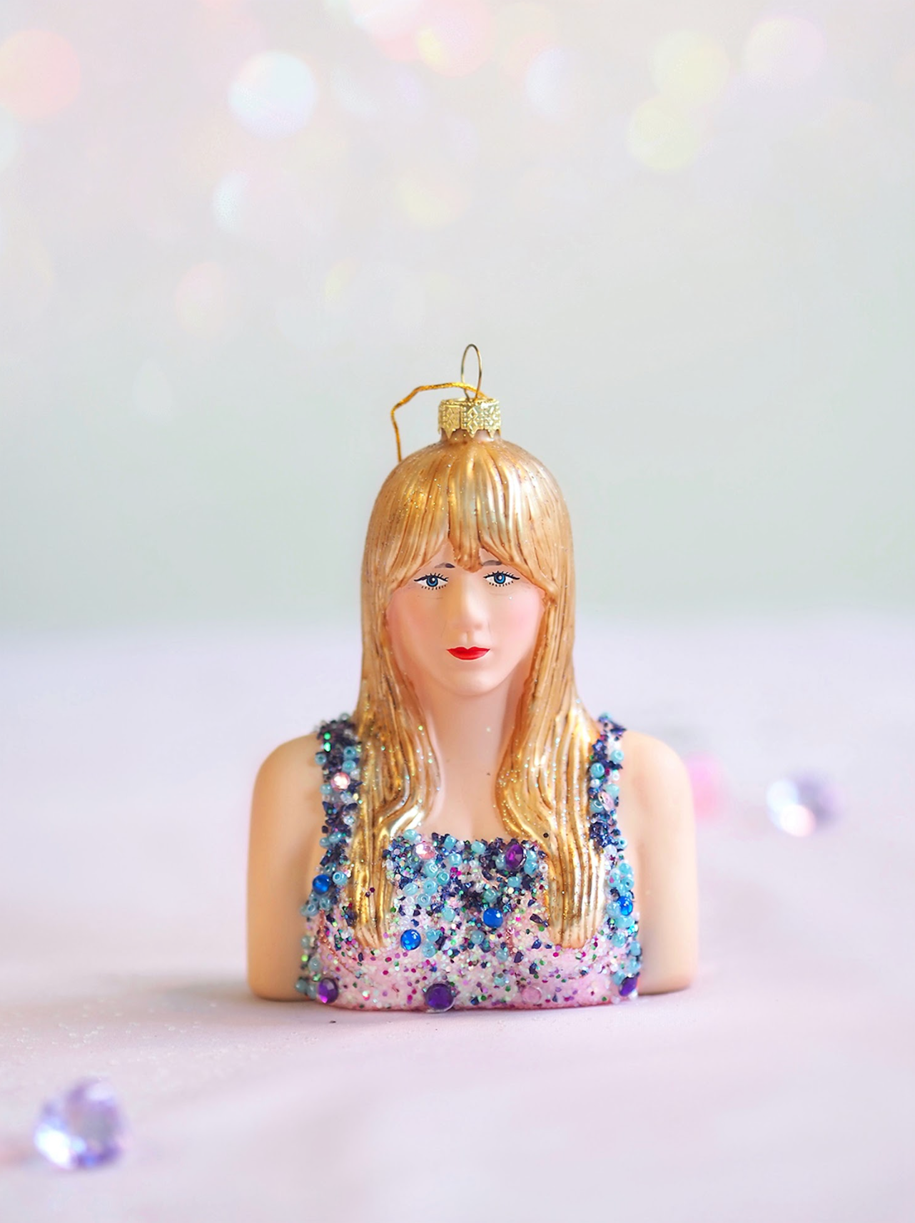 Taylor Swift Sequin Ornament