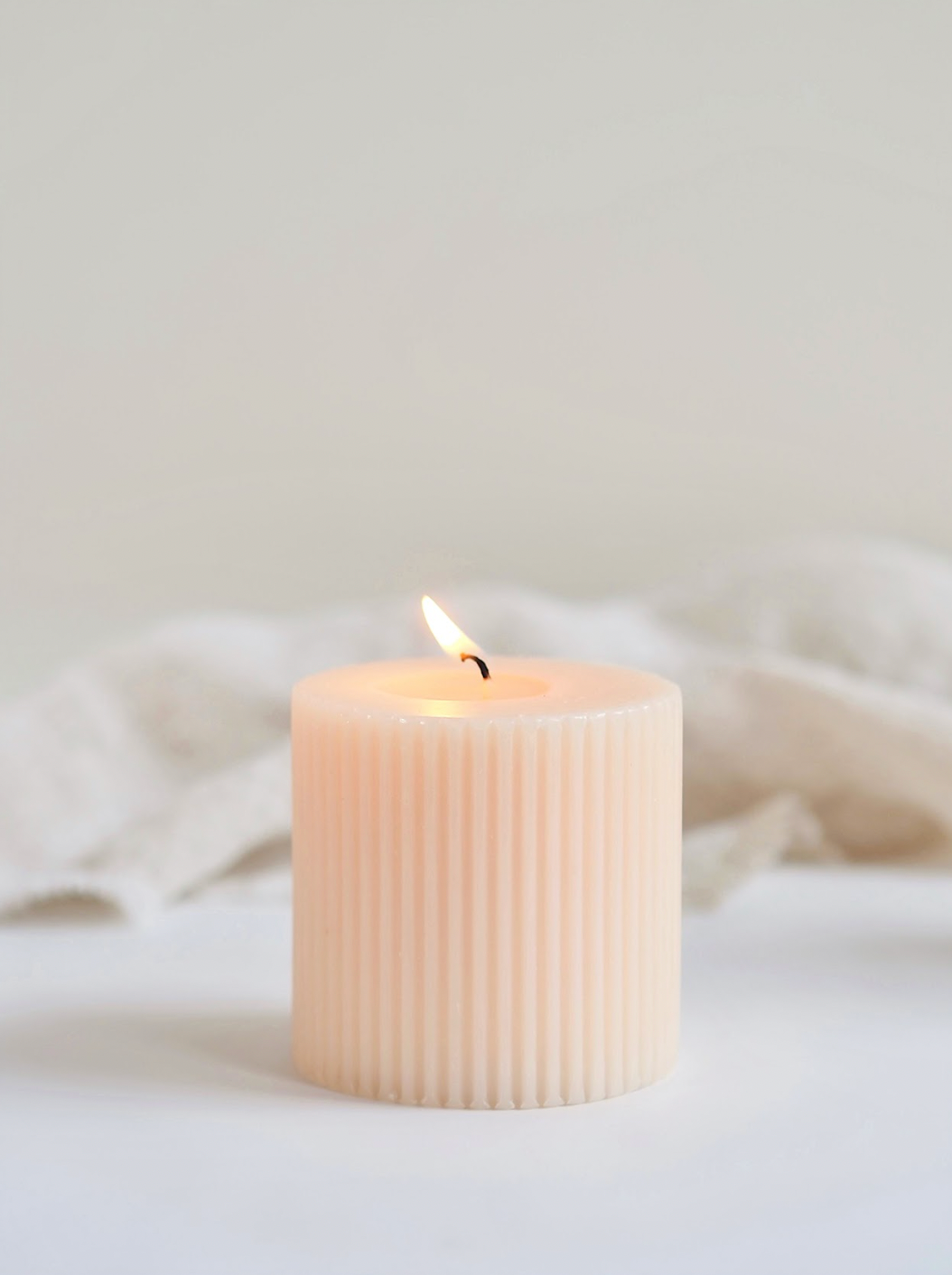 Coconut Milk Mango Pillar Candles