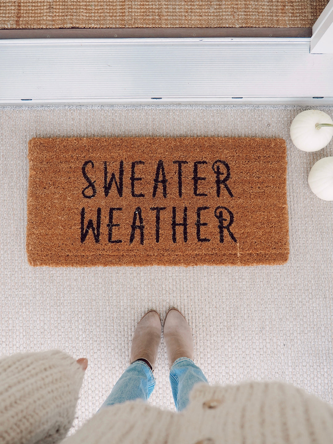 Sweater Weather Doormat