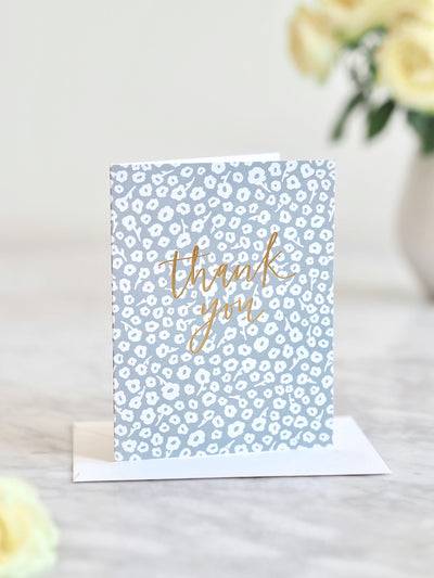 Floral Thank You Card