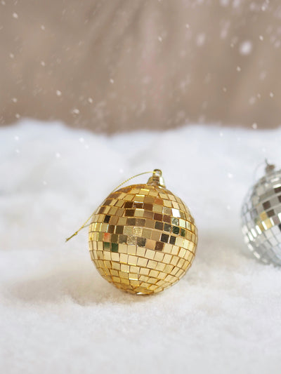 Gold Disco Ball Ornament