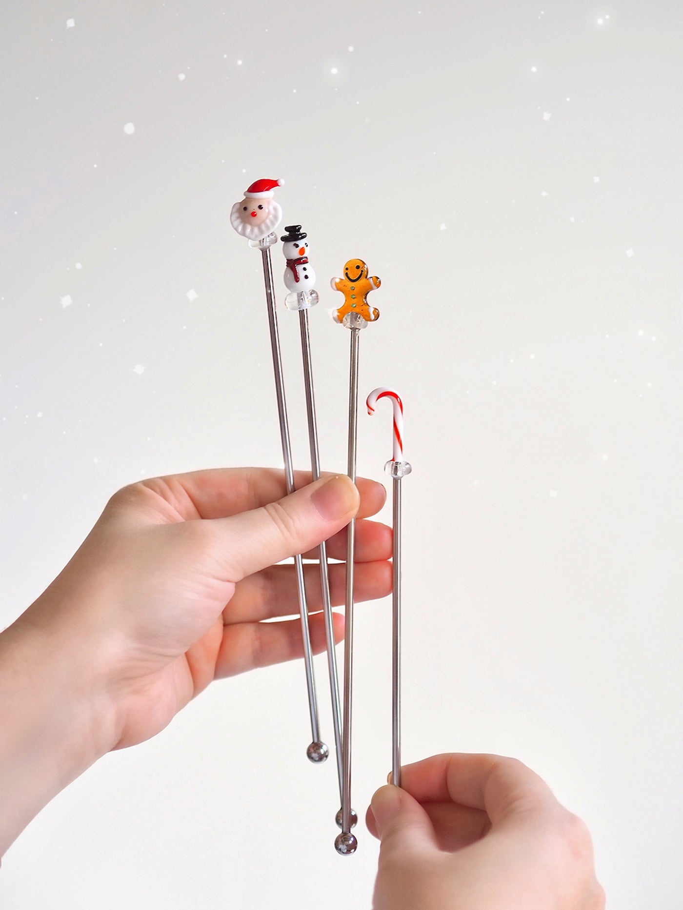 Holiday Icon Stir Sticks Set of 4