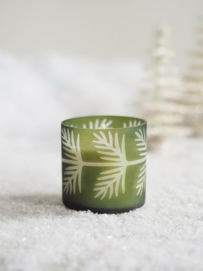 Balsam & Cedar Pine Glass Candle