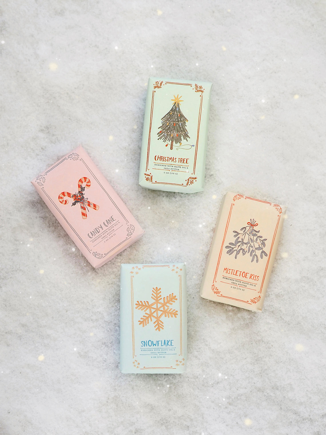 Snowflake Scented Bar Soap