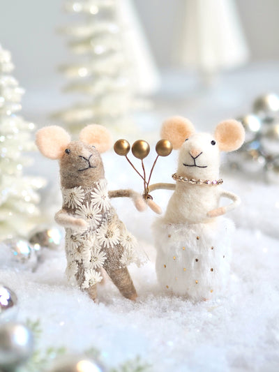 Wintry Winnie Mouse Ornament