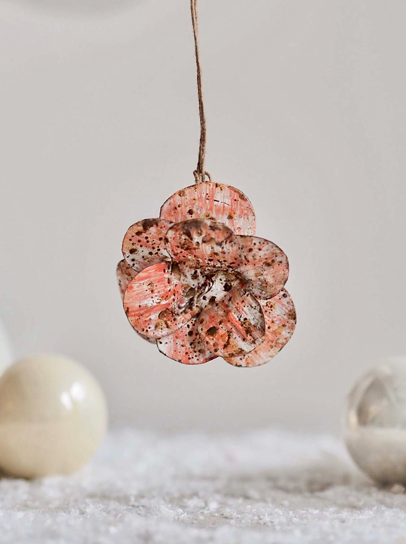 Pink Poppy Ornament