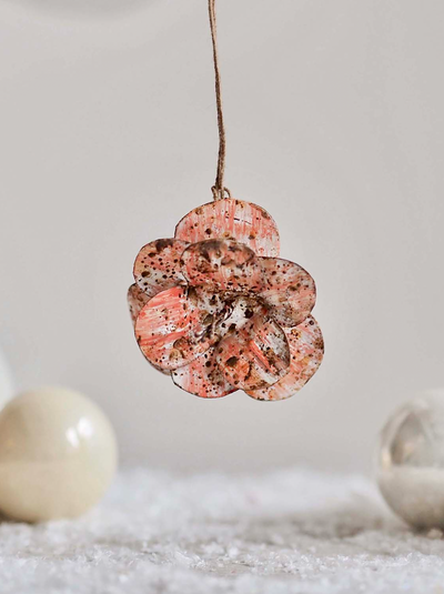 Pink Poppy Ornament