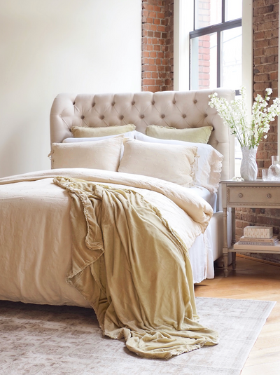 Madera Luxe White Donella Lace Bedding