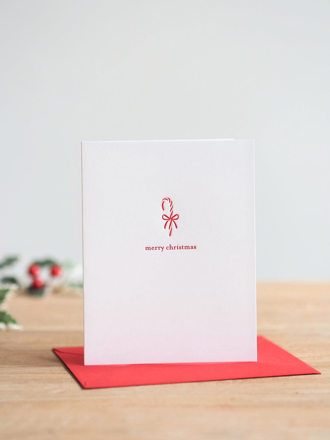 Christmas Candy Cane Card