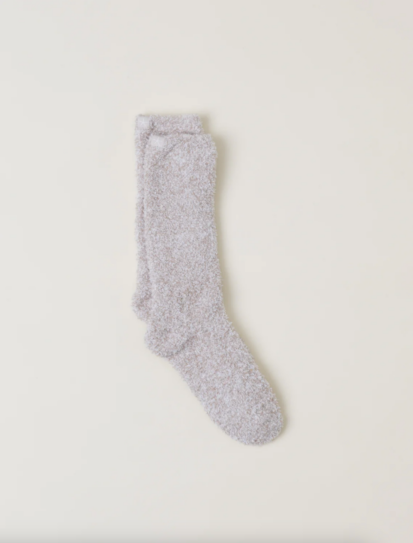 CozyChic® Heathered Sock Stone/White S/M