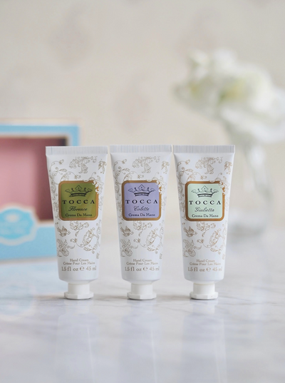 Crema Veloce Garden Collection Hand Cream Trio Set