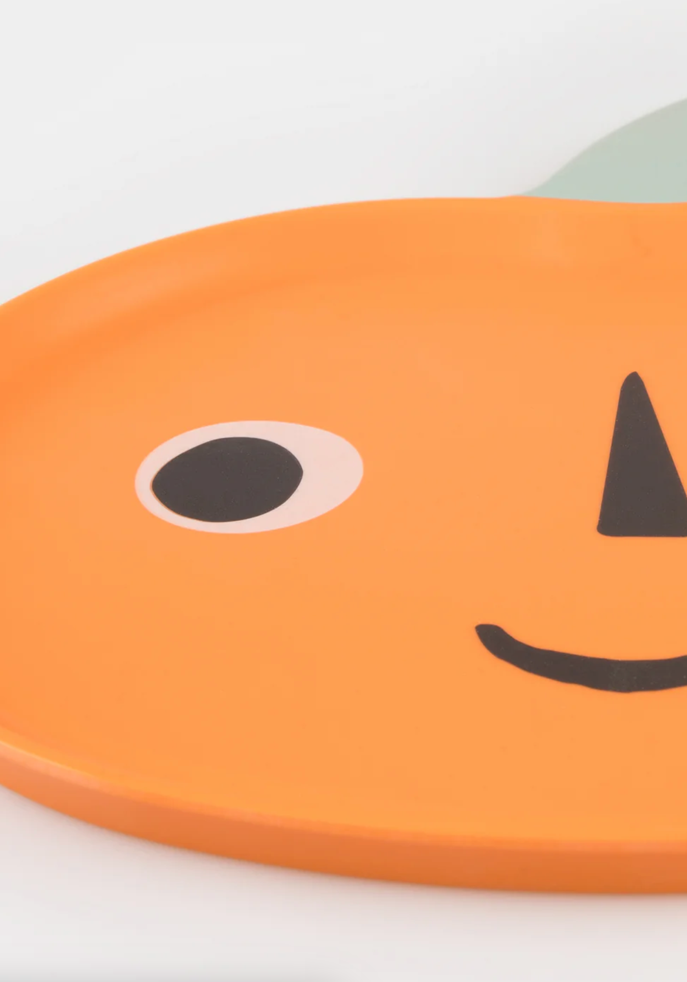 Melamine Jack O' Lantern Plate