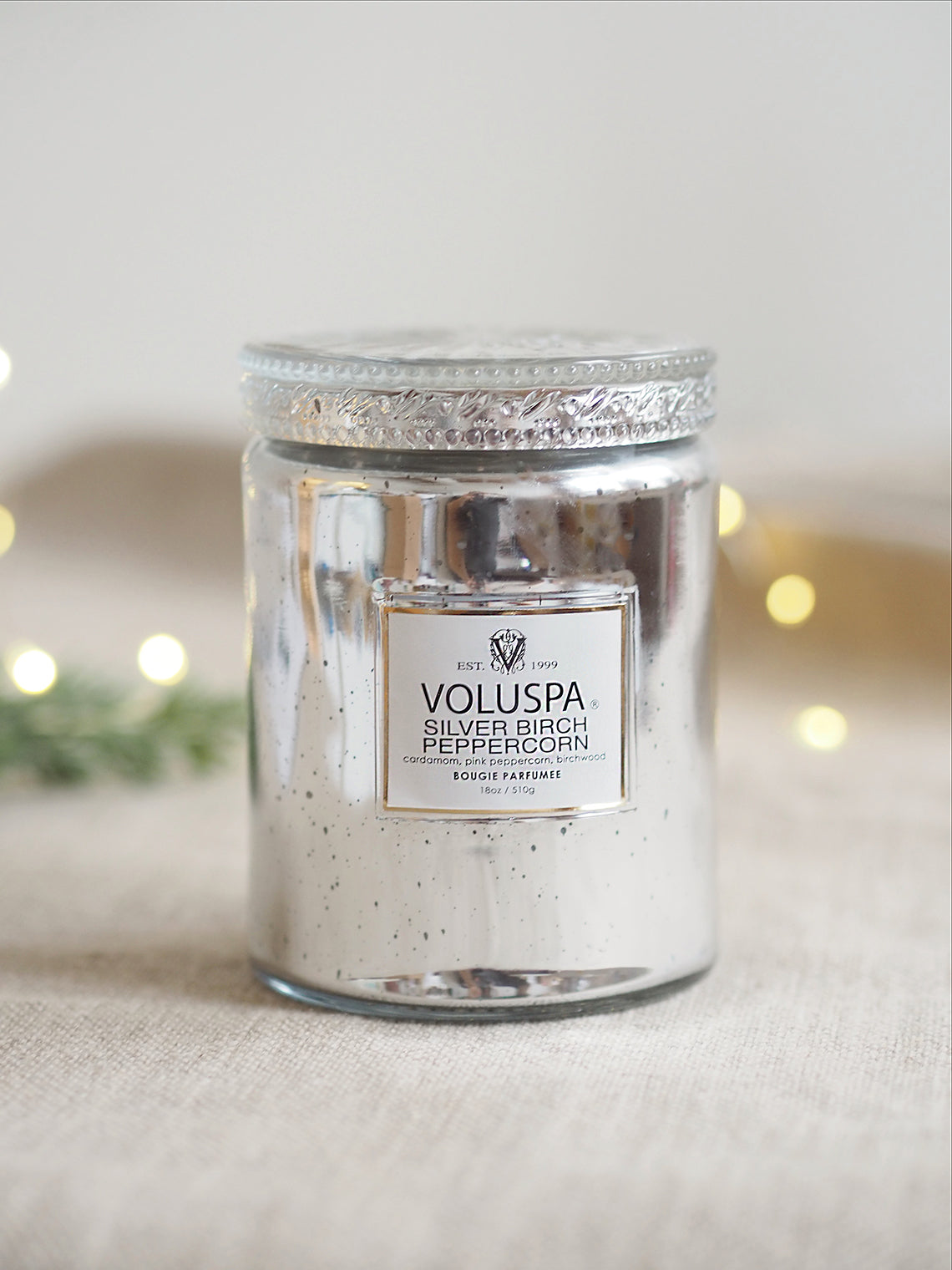 Silver Birch Peppercorn Jar Candle | Large