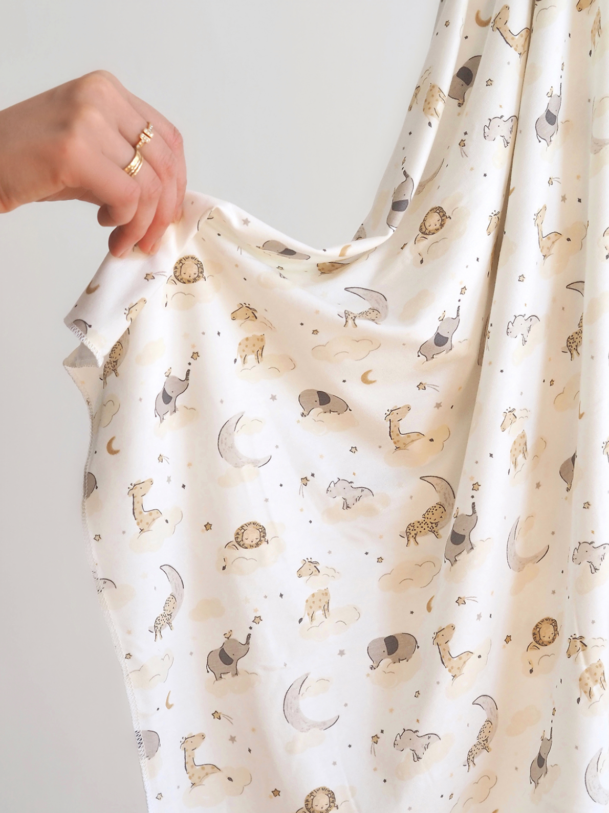 Dreamy Safari Swaddle Blanket