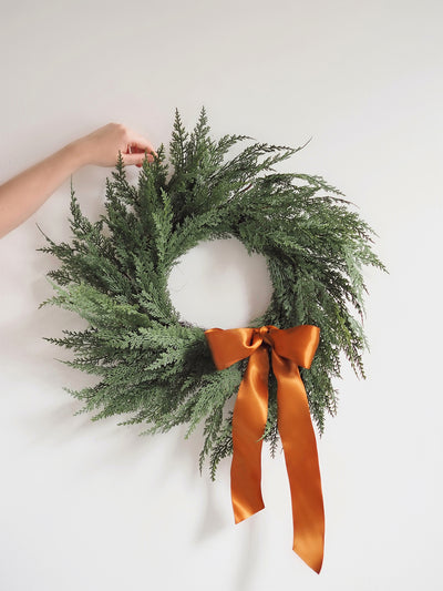 Cypress Wreath 24"