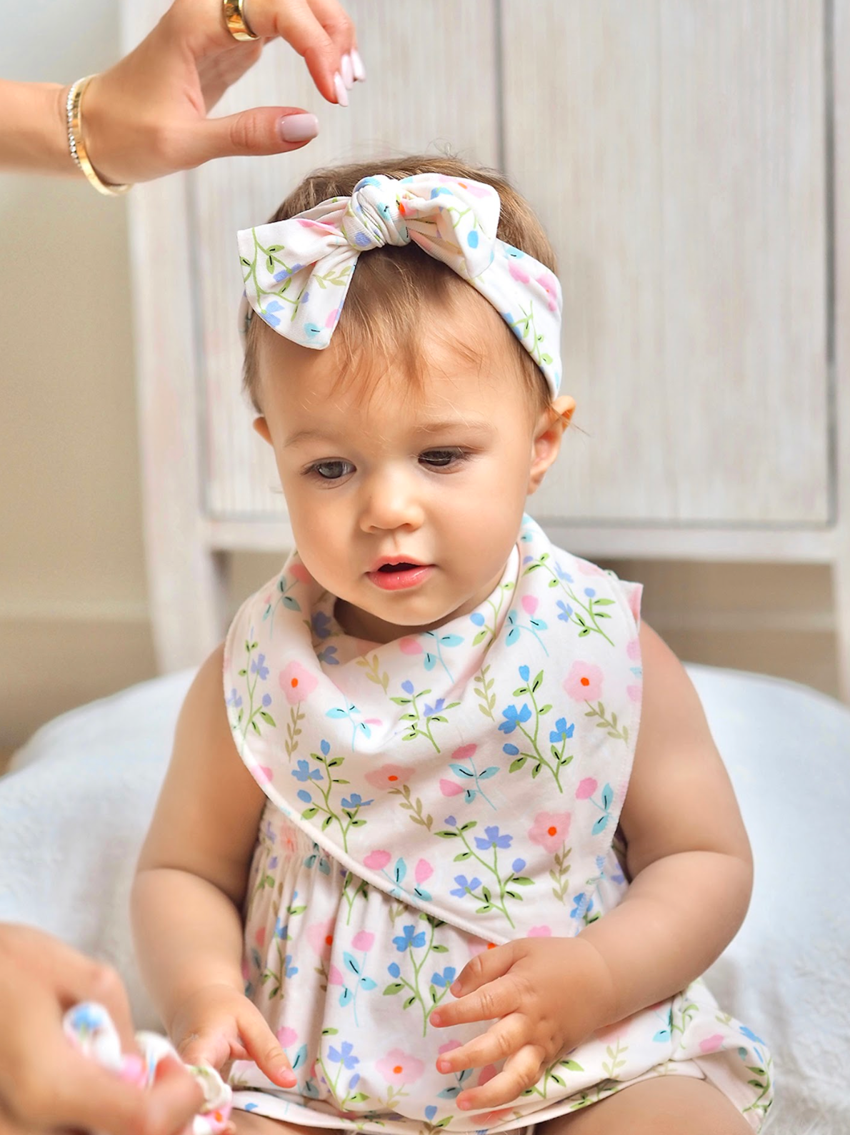 Garden Floral Smocked Sundress & Bloomer