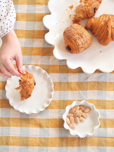 Calypso Scalloped Dessert Plate