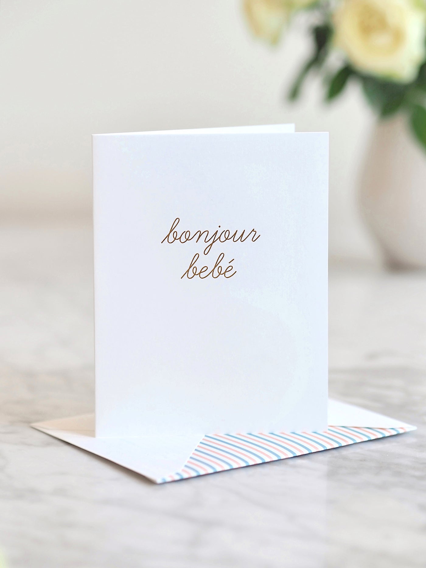 Bonjour Bebe Card