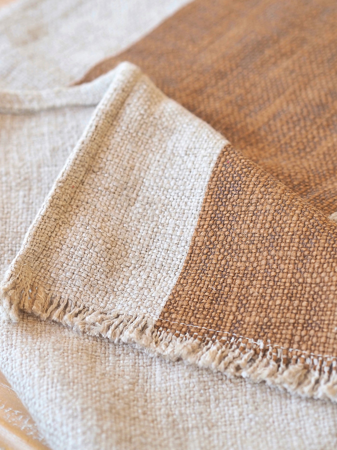 Finneas Natural Table Runner