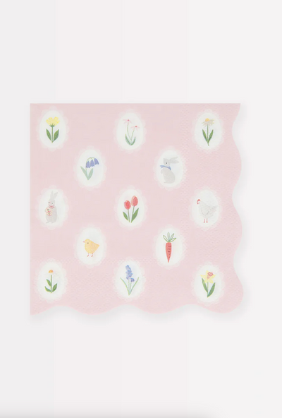 Easter Cameo Napkins