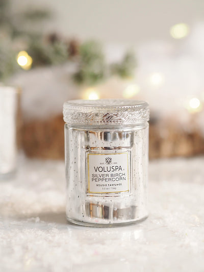 Silver Birch Peppercorn Small Jar Candle