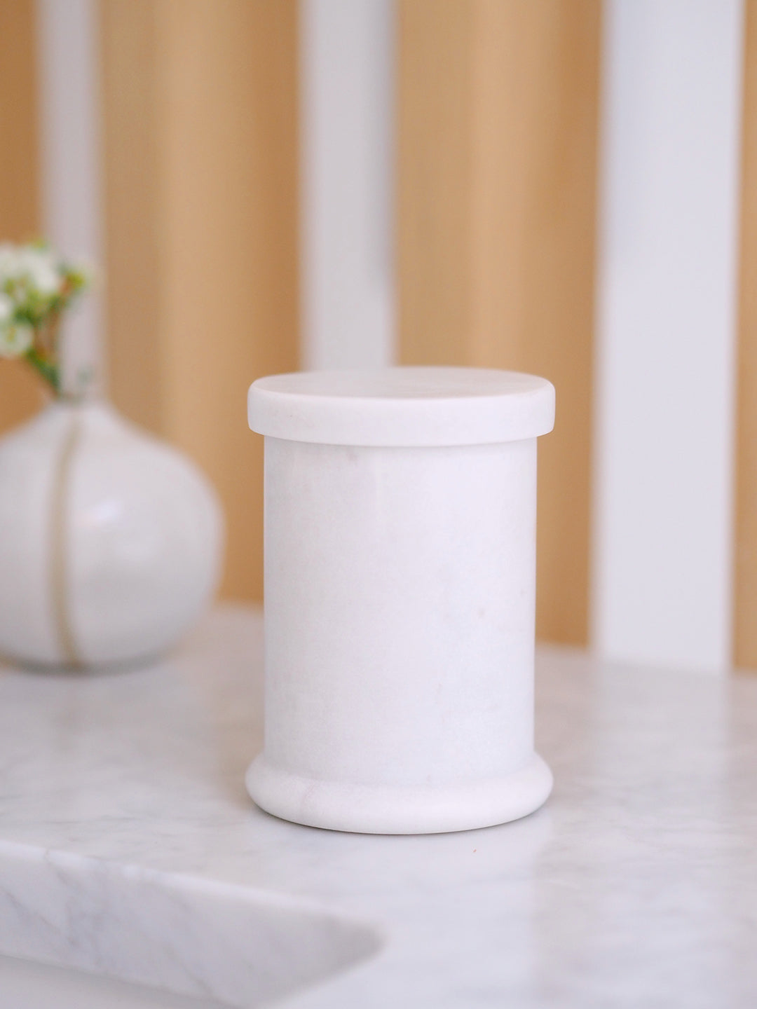 Marble Cotton Holder