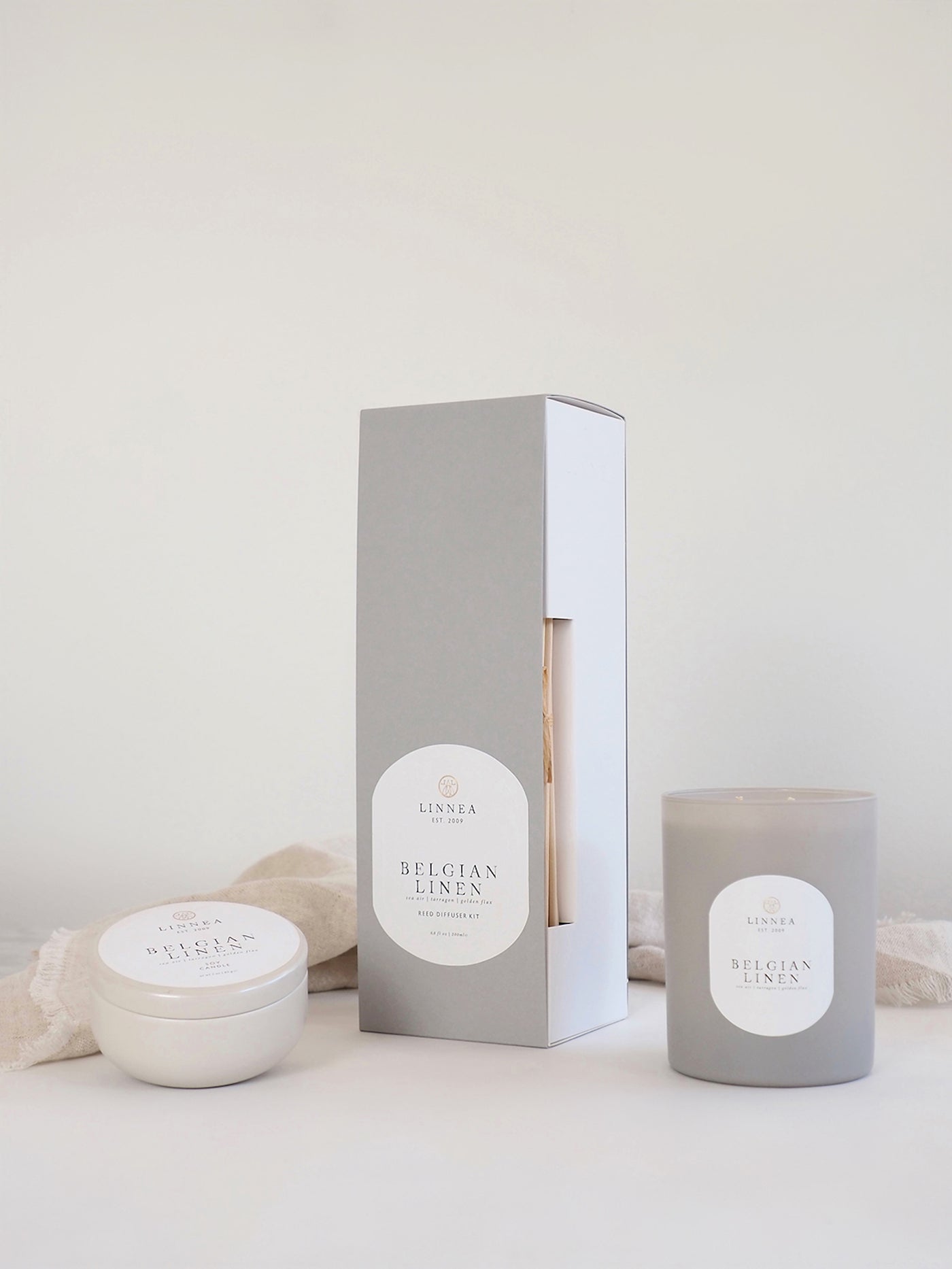 Belgian Linen Diffuser Kit