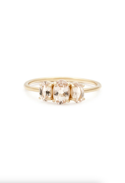 Bijou Morganite Ring | 14K Gold