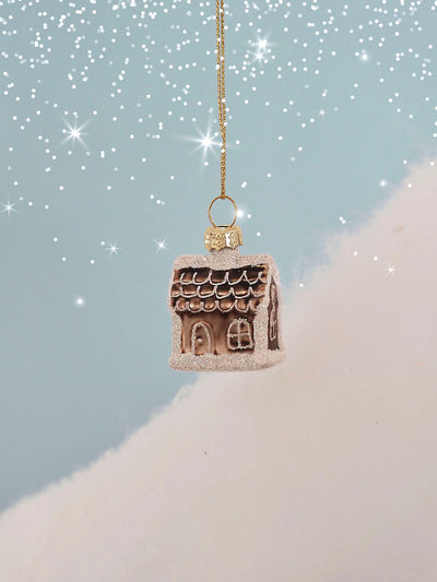 Tiny Gingerbread House Ornament