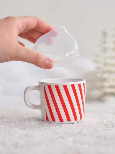 Peppermint Stripe Sippy Cup