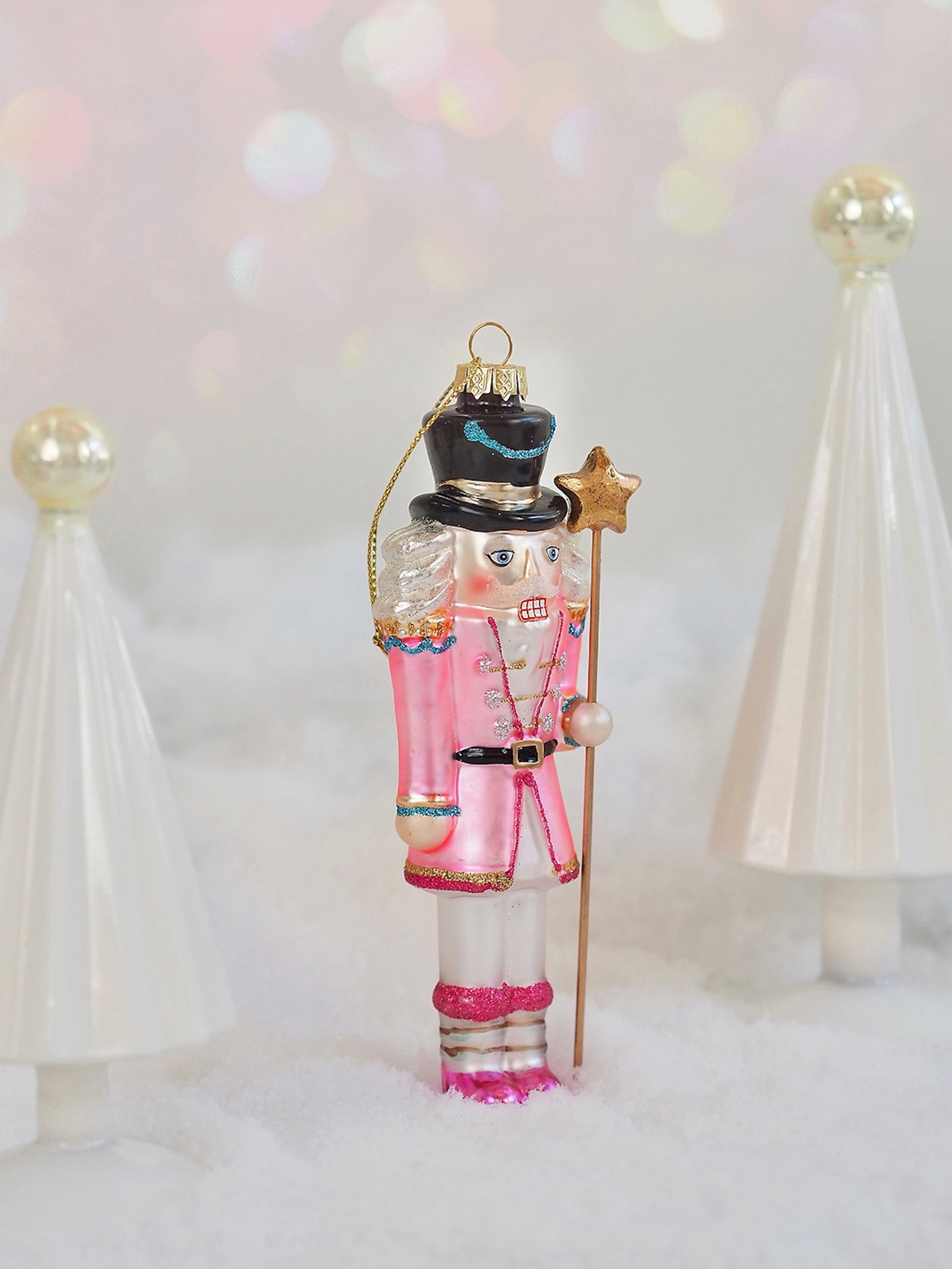 Blushing Nutcracker Ornament