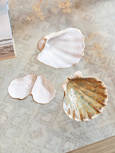 Blue Seashell Dish