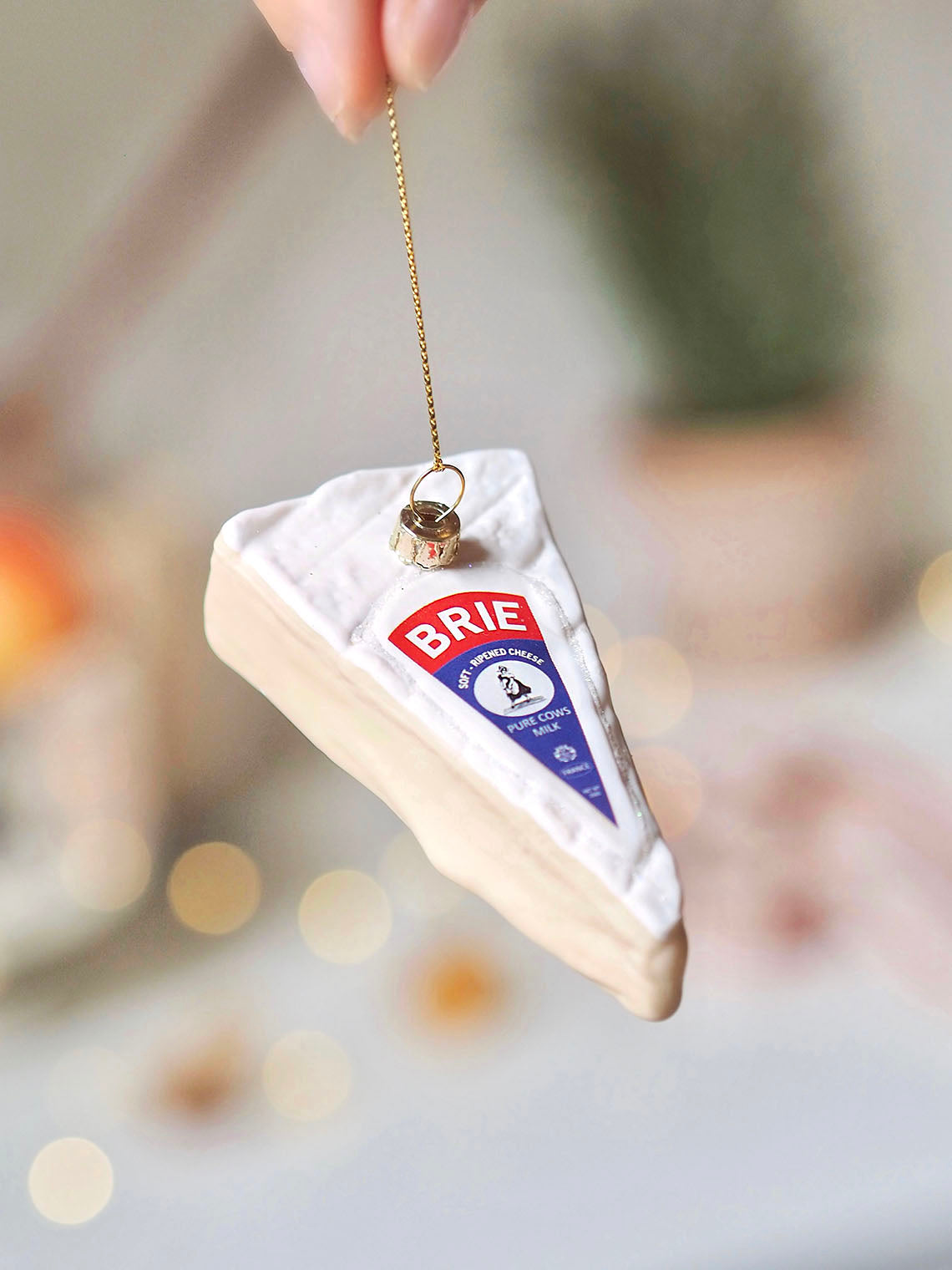 Brie Wedge Ornament